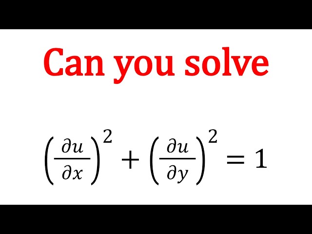 The Eikonal Equation Explained