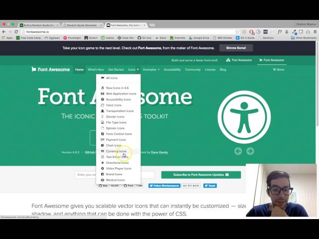 Random Quote Generator -- Free Code Camp -- Marking Up with HTML