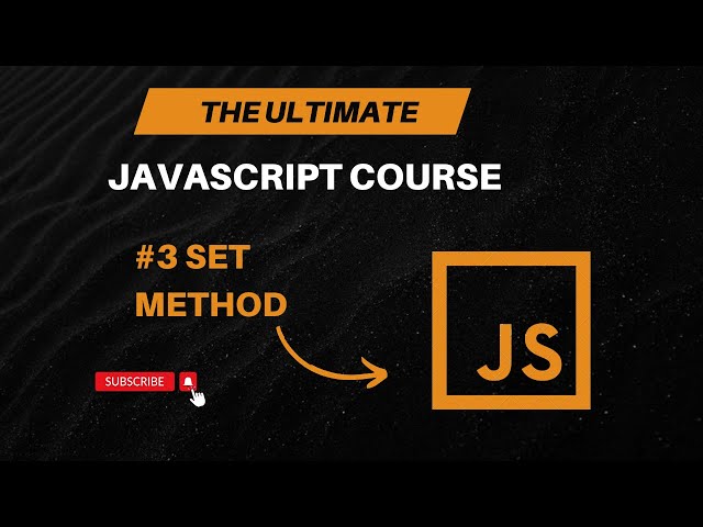 Unleash the Power of the Set Method in Javascript with this Tutorial | #javascript #code #3