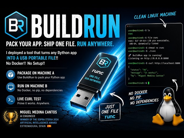 I deployed a tool that turns any Python app INTO a USB portable file!! No Docker!! No Setup!!