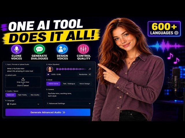 The ONLY AI Voice Tool You'll Ever Need! | Clone Voices, Podcasts & 600+ Languages (2026)