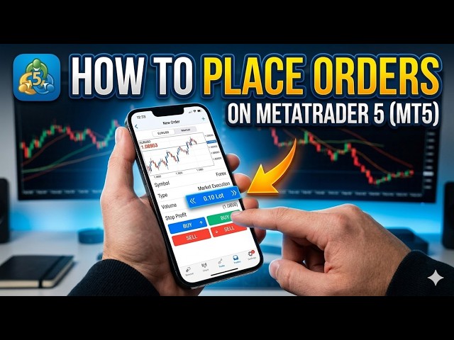 How to Place Orders on Metatrader 5!
