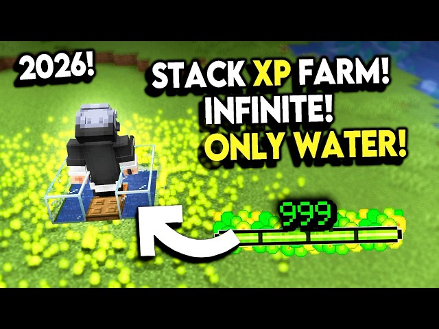 43 Levels in 30 Seconds! INSANE XP Farm for Minecraft 1.21/26.1+!