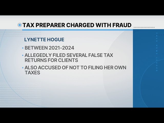 Preparadora de impuestos de Memphis acusada de fraude federal