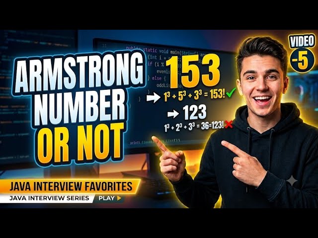 How to find the arm strong number in java simple methods #importantquestions2026 #freshersjobs 