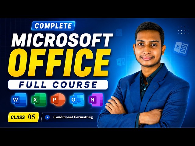 📘 Microsoft Office Complete Course | Class 5  | Conditional Formatting