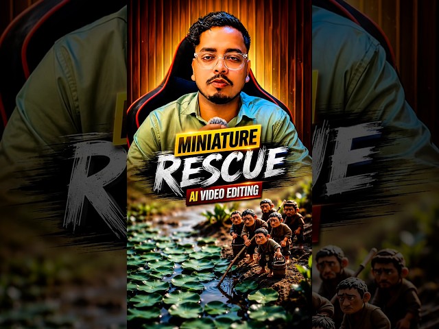 Mini Rescue Trending AI Video Editing | Miniature Character AI Video Editing | How to Create AI V...