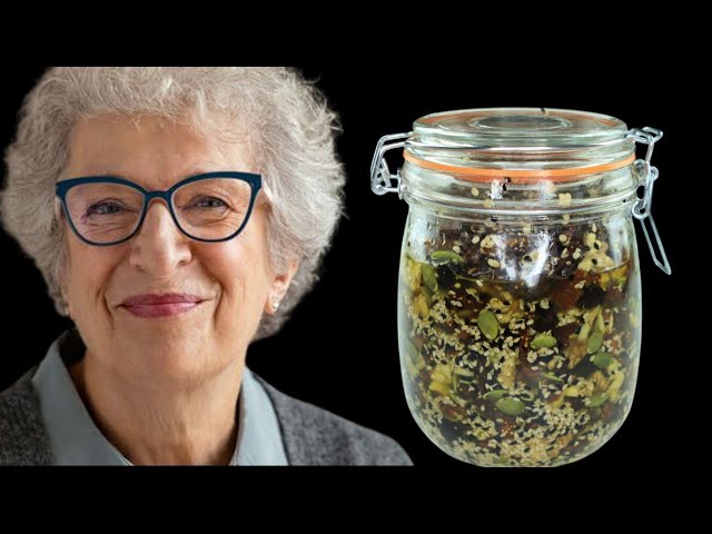 My grandmother eats 1 spoon a day.Grandma runs like a young girl.