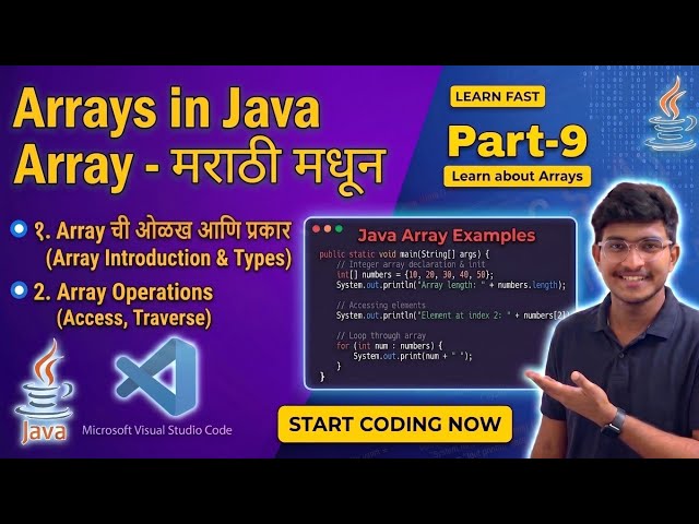 Arrays in Java Explained | 1D, 2D & Jagged Arrays with Examples