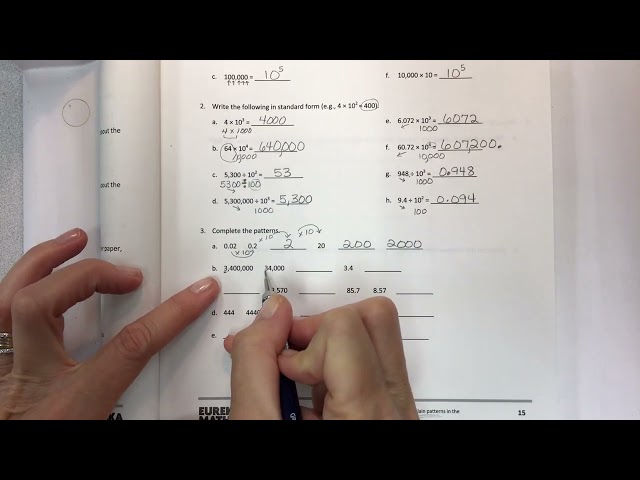 Eureka math grade 5 module 1 lesson 3 homework