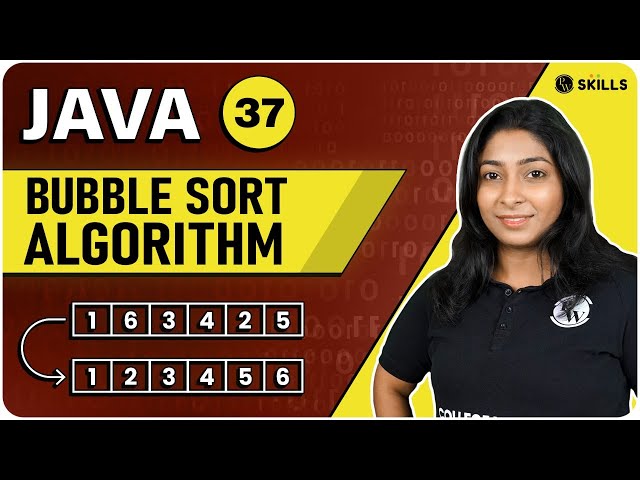 Bubble Sort Algorithm | Optimized Bubble Sort | Lecture-37 | Java and DSA Foundation course