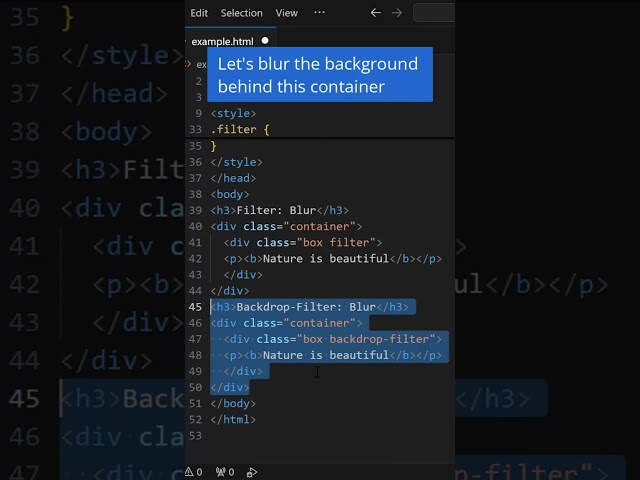 CSS Blur Effects Filter vs. Backdrop-Filter Explained