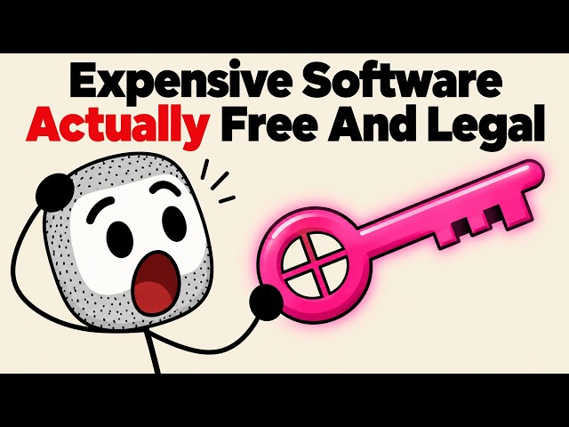 Expensive Software You Can Use For Free Legally