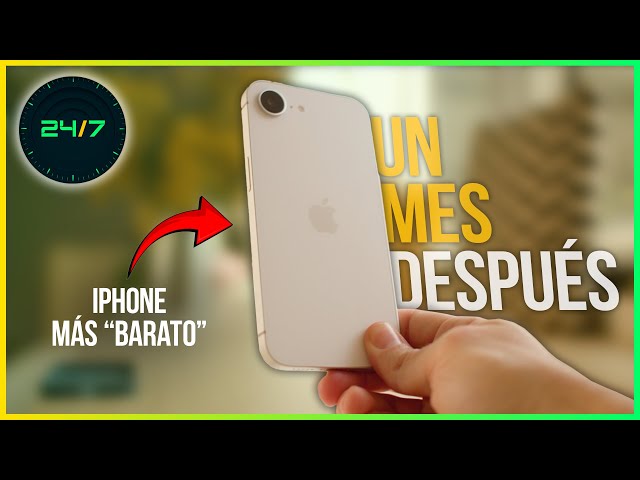 El iPhone con MÁS AUTONOMÍA 🔋 Mi experiencia iPhone 16e UN MES DESPUÉS