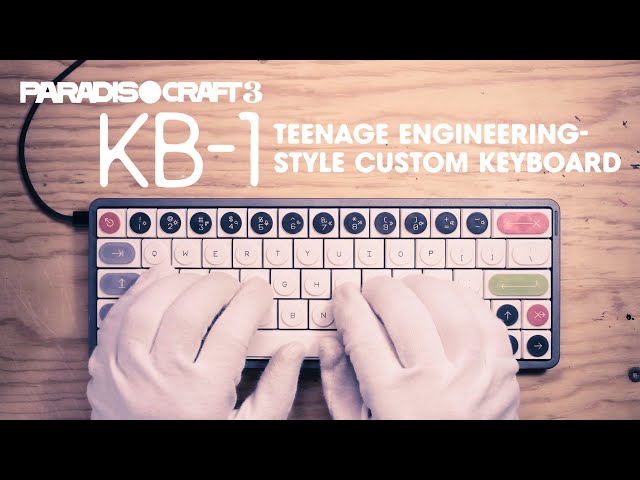 making an OP-1 keyboard with custom keycaps