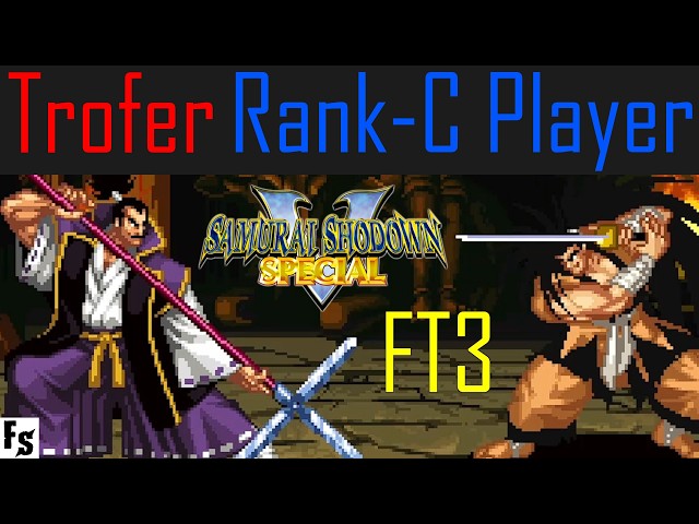Samurai Shodown V Special - Trofer [Gaoh/Rasetsumaru] vs Rank-C Player [Haohmaru] (Fightcade FT3)