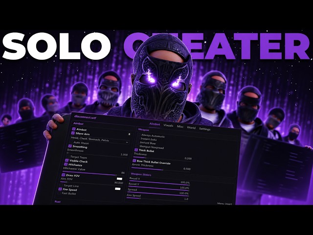 CHEATING on a 1,000 POP in RUST | skynox.pro
