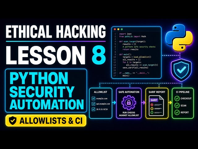 Lesson 8: Python Security Automation with Allowlists, SARIF & CI