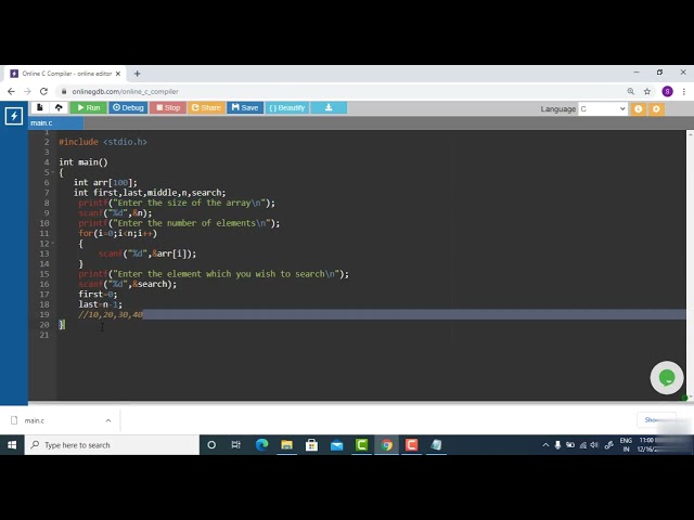 63  Implementing Binary Search