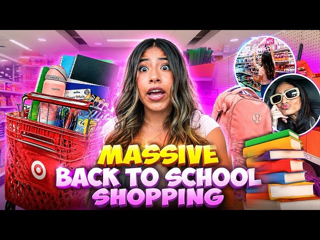 BACK TO SCHOOL SHOPPING as a FRESHMAN *No Budget*  