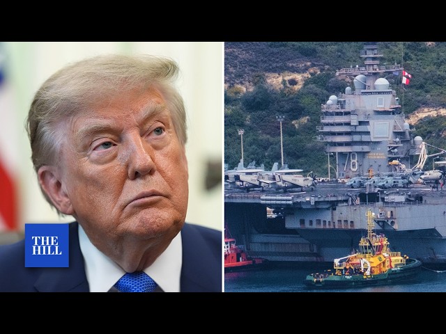 Trump directs Navy to return to steam catapults on aircraft carriers