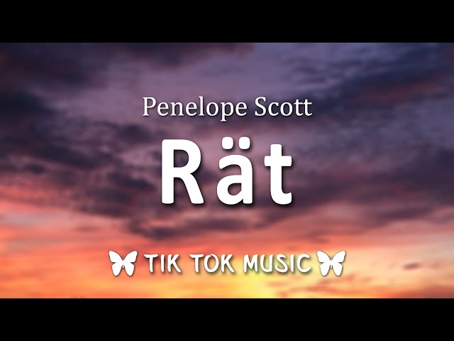 Penelope Scott - Rat (Lyrics) "Oh, you're so traumatized it makes me want to cry"