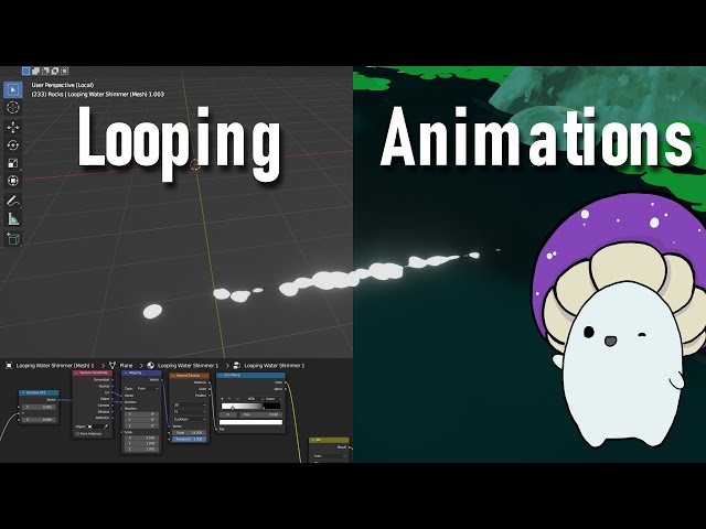 Looping Texture Animations in Blender - Comfee Tips
