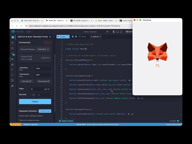        How to Deploy Flash USDT Smart Contract in Remix IDE (2026) #CryptoDevLab #Blockchain #web3 
