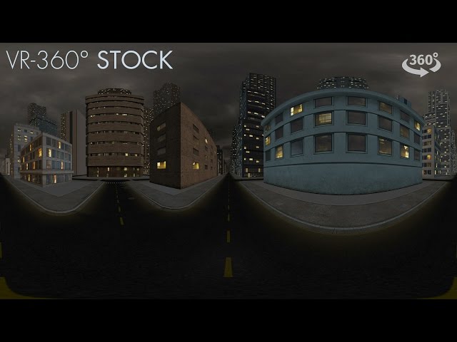 VR 360 City Walk Through V4 Night