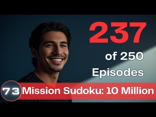 Solving 10 Million Sudoku puzzles using Python, PIL and OpenCV : Part 237