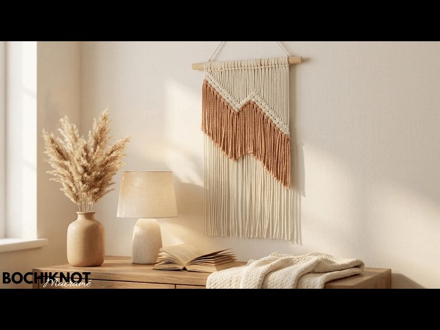 Make a Beautiful Zigzag Macrame Wall Hanging | Easy Pattern Tutorial