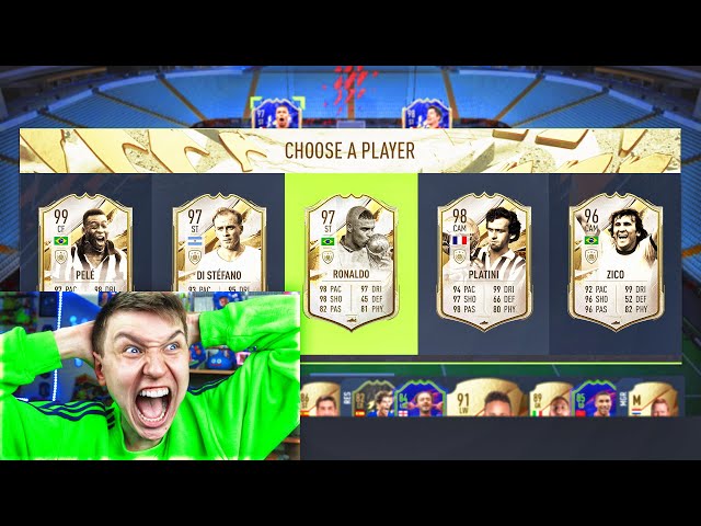 196 RATED!! *NEW* ICON MOMENTS FUT DRAFT!! (FIFA 22)