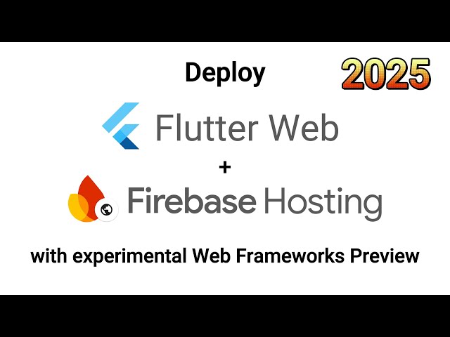Deploy Flutter Web App on Firebase Hosting || 2025 Tutorial