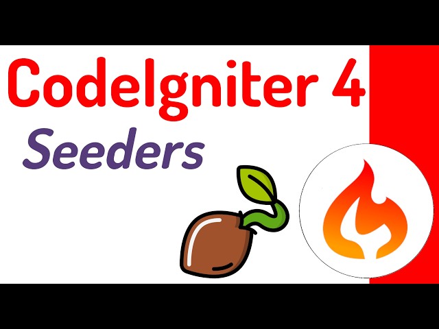 🔥Seeders in CodeIgniter 4 to generate test data