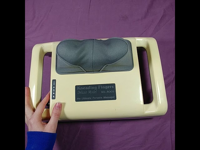 Kneading Fingers Deluxe Model KS-8001 Shiatsu Portable Massager