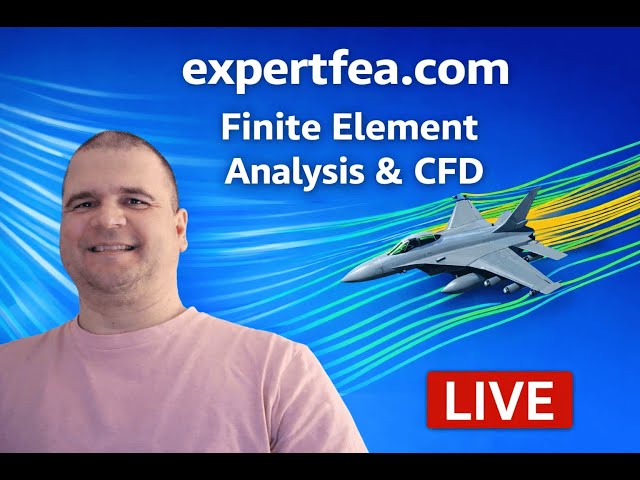 LIVE Stream 9 - CFD of Fighter Jet in Different Flight Positions using ANSYS Discovery CFD