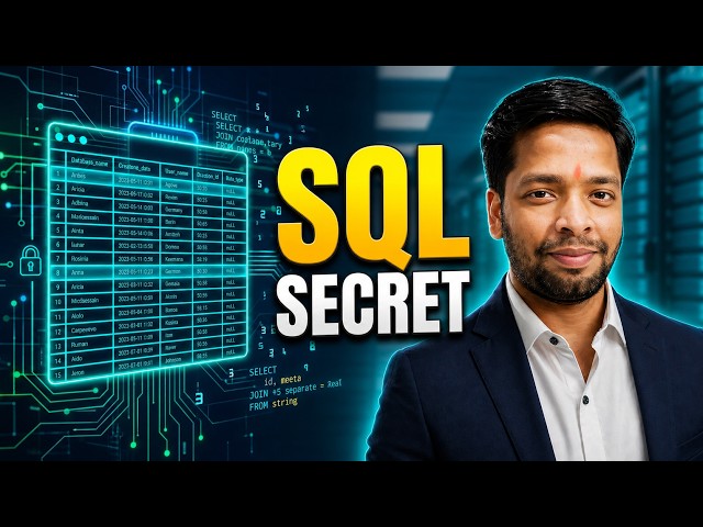 The Secret to Learning SQL Faster Starts Here! | Every Beginner MUST Learn! 😱