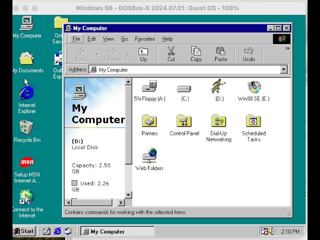 DOSBOX-X ARM MAC WIN98 FULL INSTALL - CUSTOM VIRTUAL HDD - BLADERUNNER HD
