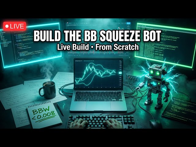 Coding a BB Squeeze Options Bot LIVE (Paper Trading + Backtests)