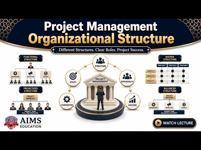 What is Project Management Organizational Structure - Types, Team Structure & Strategies | AIMS