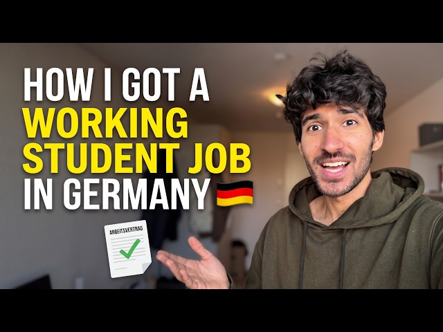 How I Got a Working Student Job in Germany in FIRST Semester