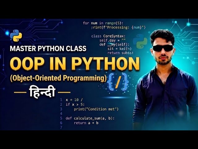 11 Master Python Class - OOP in Python - Hindi