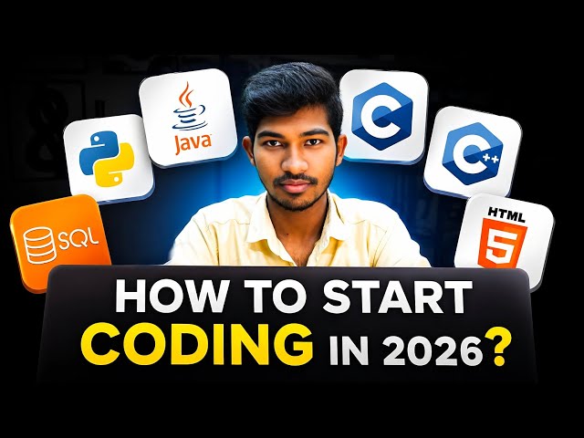 DON’T START CODING IN 2026 WITHOUT WATCHING THIS! 🚀 Complete Coding Roadmap