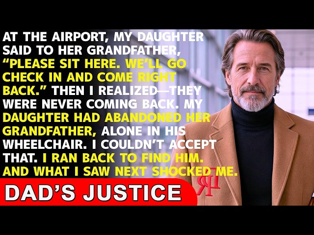 At the Airport, My Daughter Told Grandpa, “Just Sit Here—We’ll Be Back.” They Never Returned
