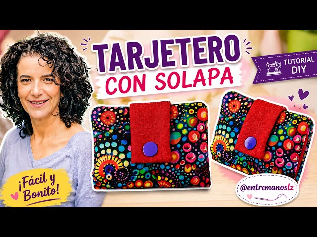 ✨ Cómo hacer un Tarjetero con Solapa | Tutorial DIY Paso a Paso