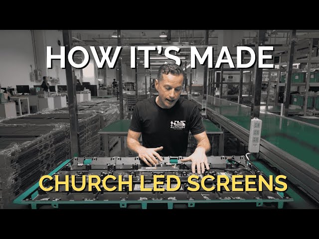 How an LED Screen is Made | Behind the Scenes Manufacturing with Altitude LED Systems