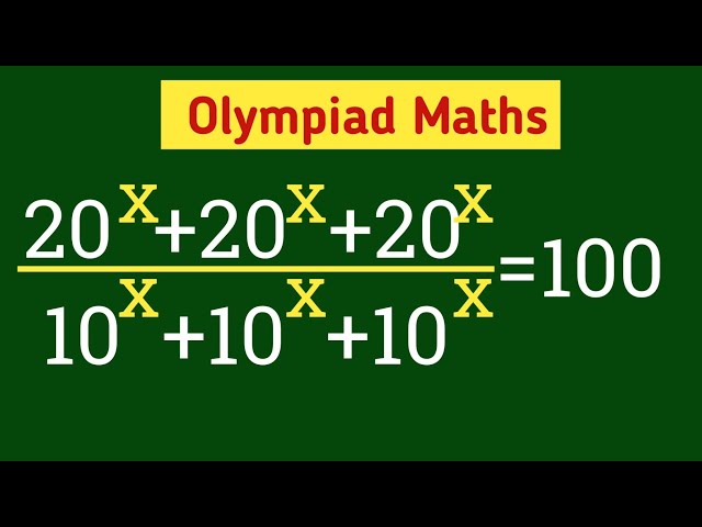 Exponantial problem solving||Can you solve this problem|solve for x=?||
