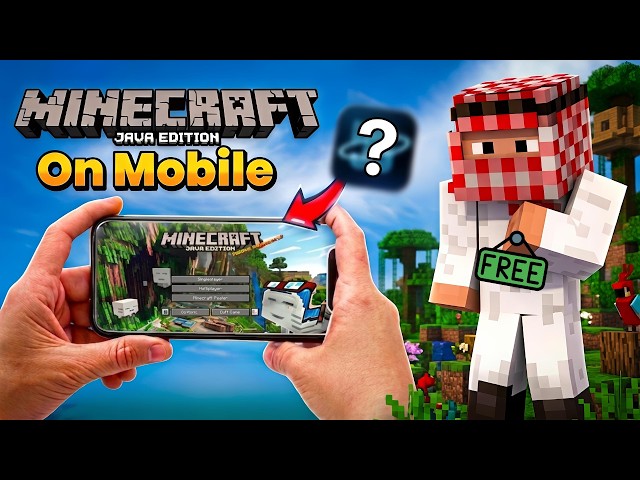 MINECRAFT JAVA EDITION ON MOBILE 🤩 | HOW TO PLAY JAVA EDITION ON MOBILE 📱