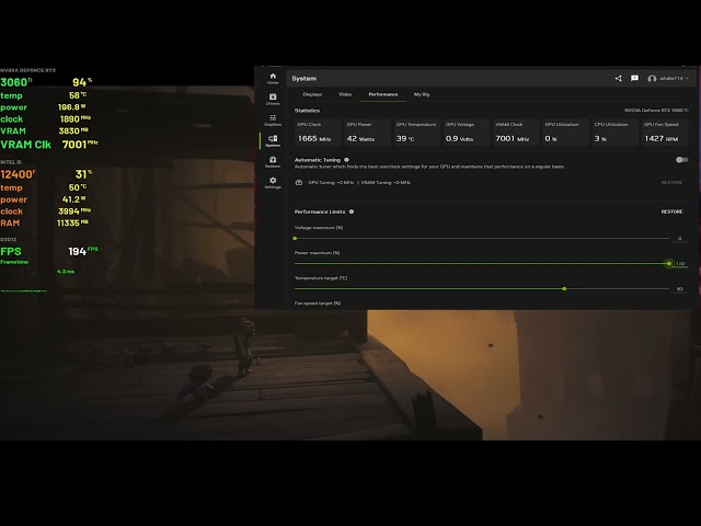 RTX GPU 50% Power vs 110% Power – Huge Performance Difference (NVIDIA App Test)