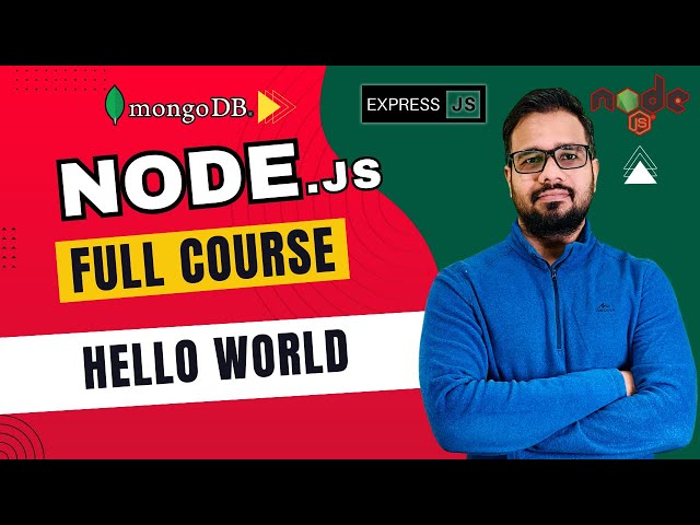 NodeJS Tutorial in Hindi #3 - Your First Node App | Hello World